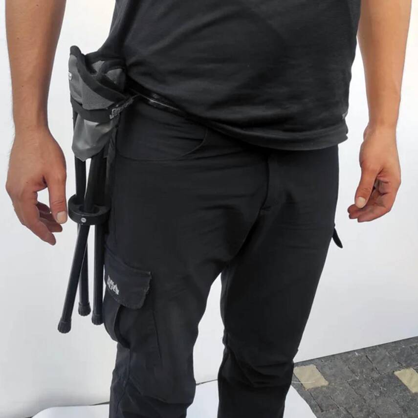 Gray Wolf Üçgen Kamp Taburesi - Siyah TB100 - 4