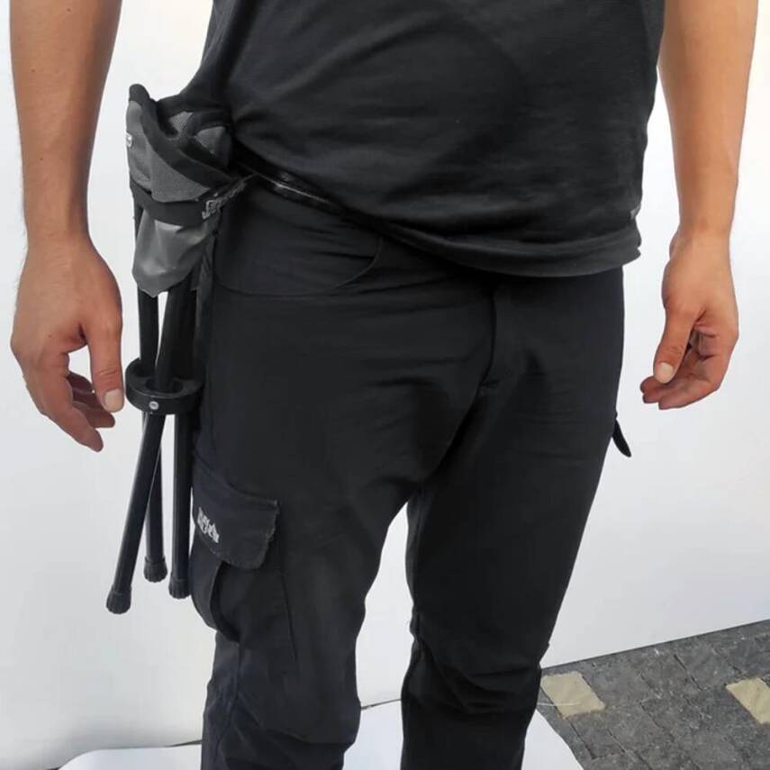 Gray Wolf Üçgen Kamp Taburesi - Siyah TB100 - 4