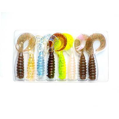 Hanfish Gurt 6cm Silikon Yem - MİX 3 (7 Renk) - 2