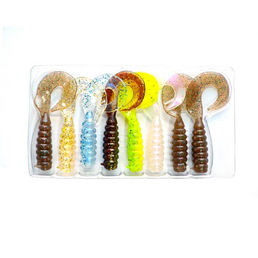 Hanfish Gurt 6cm Silikon Yem - MİX 3 (7 Renk) - 2