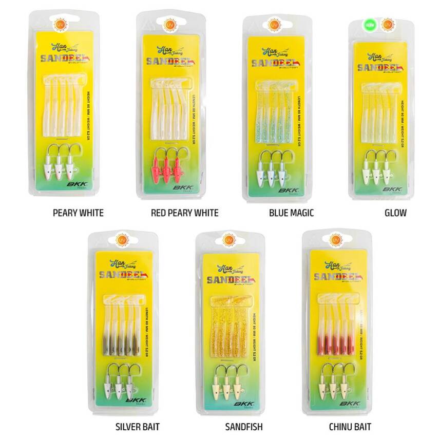 Hanfish Sandeel 8cm 5,2gr LRF Silikon Yem - 1