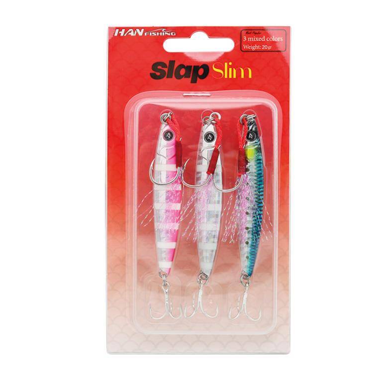 Hanfish Slap Slim Zebra Mix Jig Yem - 1