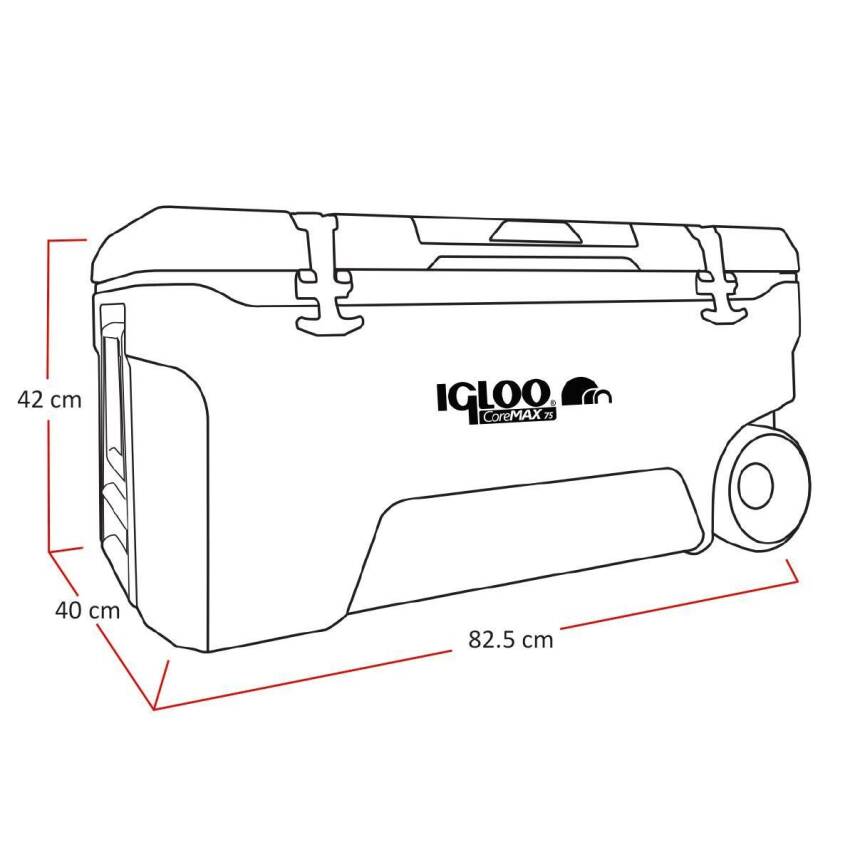 Igloo CoreMAX 75 Tekerlekli Buzluk 75 Litre - 3