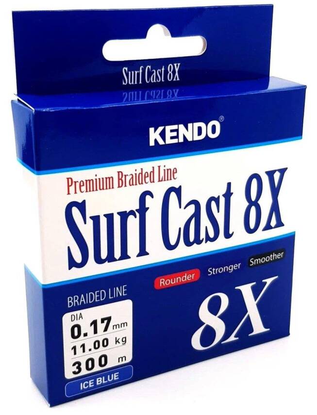 Kendo Surf Cast 8x Fighting 300m İp Misina (ICE BLUE) - 1