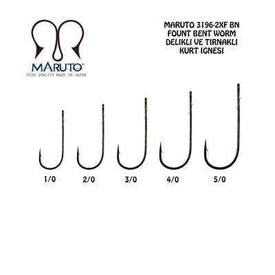 Maruto 3196-2XF Black Nickel Olta İğnesi - 2