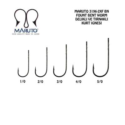 Maruto 3196-2XF Black Nickel Olta İğnesi - 2