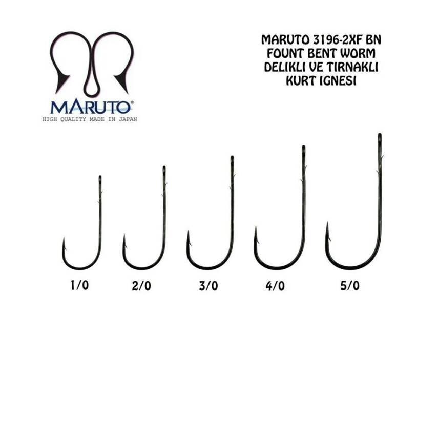 Maruto 3196-2XF Black Nickel Olta İğnesi - 2