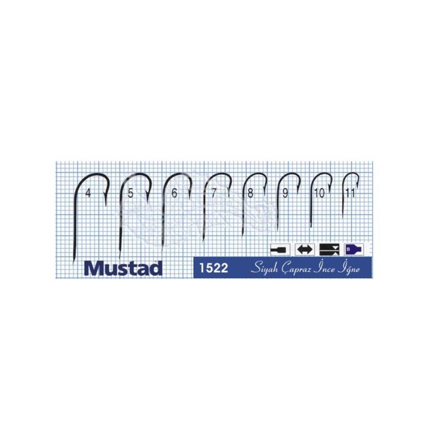 Mustad 1522 Olta İğnesi 100 Adet - 2
