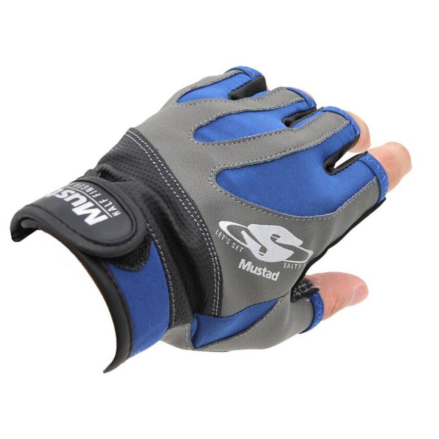 Mustad Half Fınger Casting Spin Eldiveni - M - 1