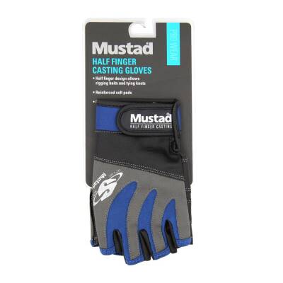 Mustad Half Fınger Casting Spin Eldiveni - M - 4