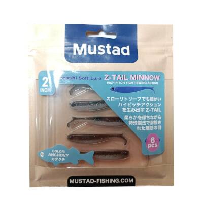 Mustad Mezashi Z-Tail Minnow 5cm Silikon Yem - 2