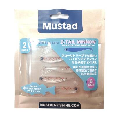 Mustad Mezashi Z-Tail Minnow 5cm Silikon Yem - 3