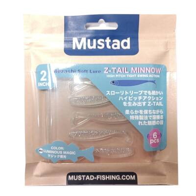 Mustad Mezashi Z-Tail Minnow 5cm Silikon Yem - 4