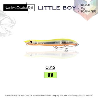 Naniwa Osaka Shi Little Boy 100mm 11gr Su Üstü Yem - 7