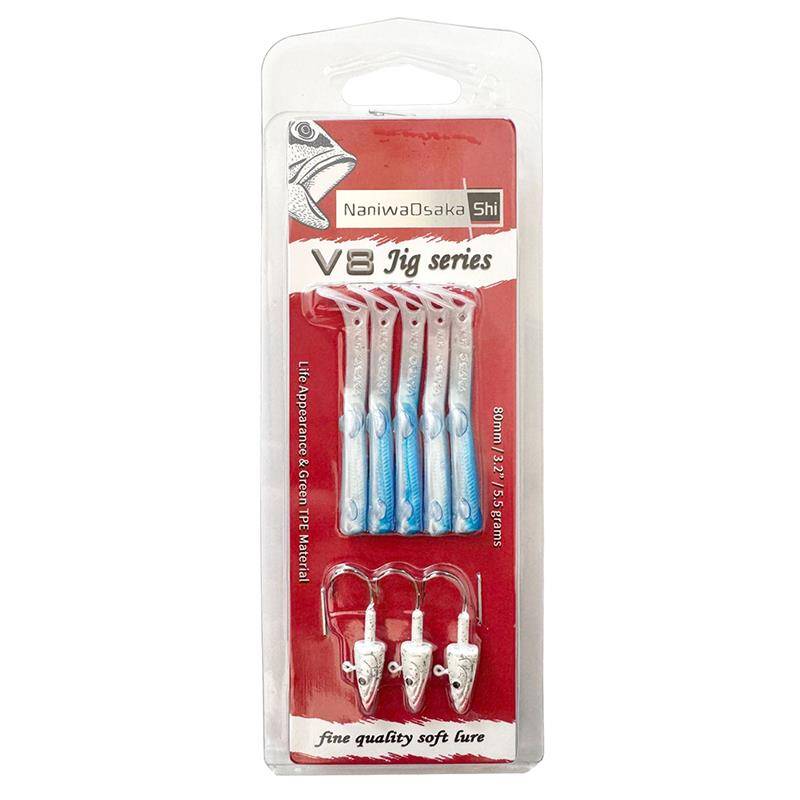 Naniwa Osaka Shi V8 LRF Silikon Yem 100mm 10gr - 3