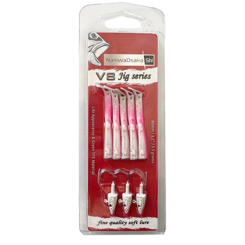 Naniwa Osaka Shi V8 LRF Silikon Yem 80mm 5,5gr - 4