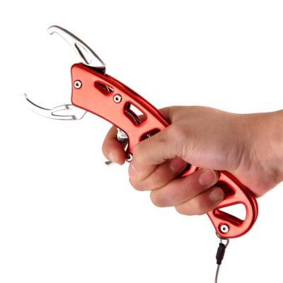 Oskar Eagle Alüminyum Balık Tutucu Gripper Yaylı Karabinalı - 4