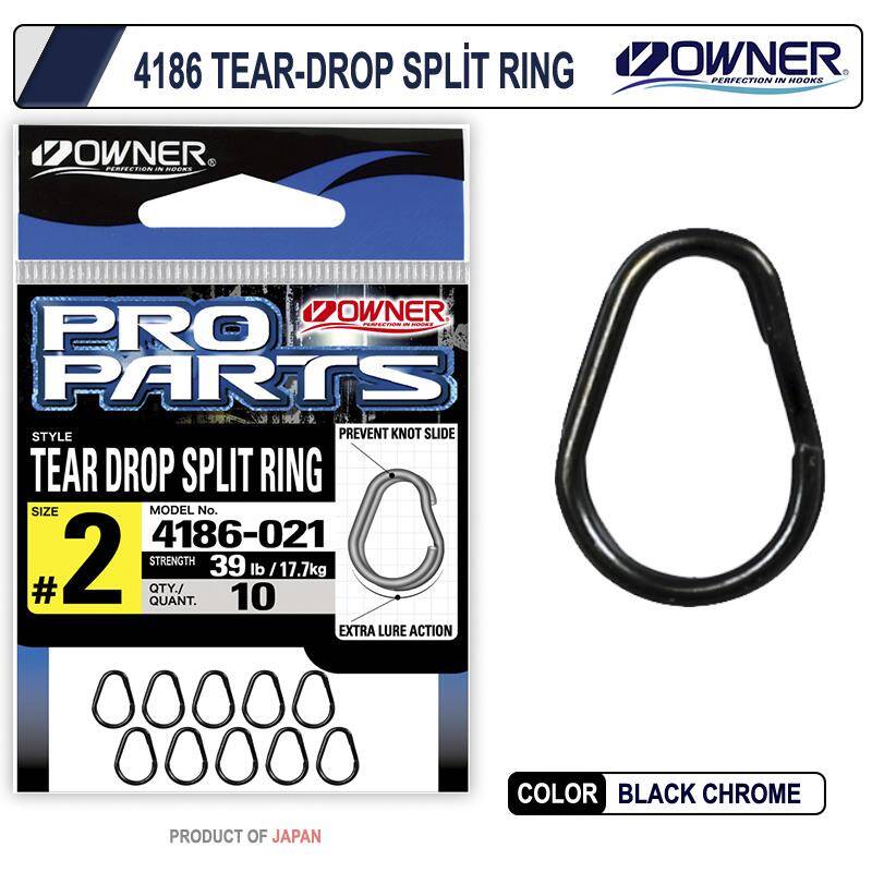 Owner 4186-011 Tear-Drop Split Ring - No 3 - 1
