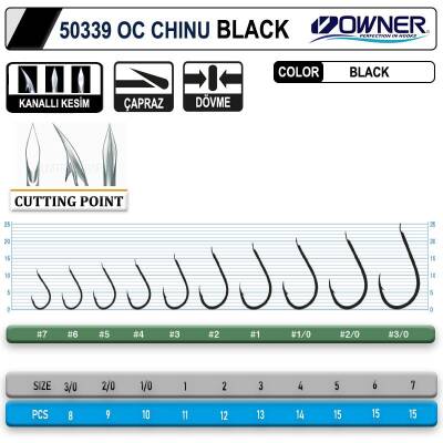 Owner 50339 Cut Chinu Black İğne - 2