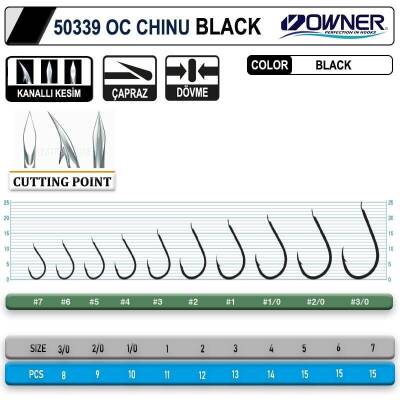 Owner 50339 Cut Chinu Black İğne - 2