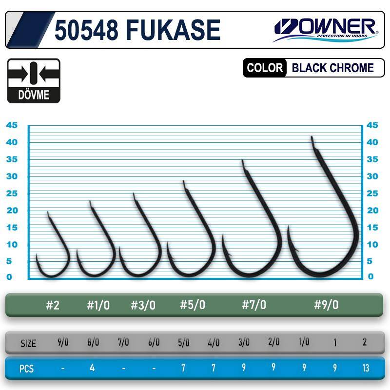Owner 50548 Fukase Black İğne - 2