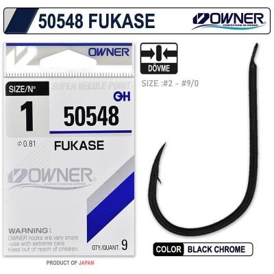 Owner 50548 Fukase Black İğne