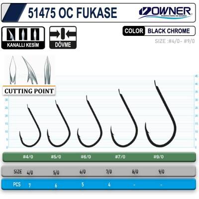 Owner 51475 OC Fukase Black Chrome İğne - 2