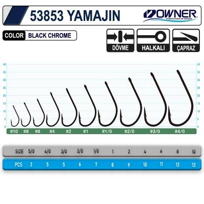 Owner 53853 Yamajin With Eye Black Chrome İğne - 2
