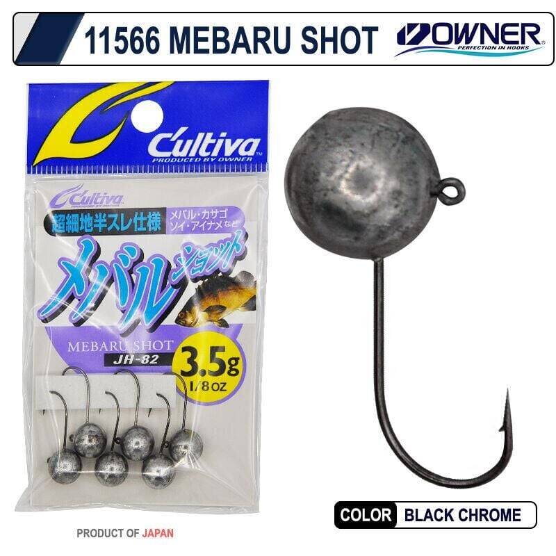 Owner Cultiva 11566 Mebaru Shot Red Lrf Jighead - 1