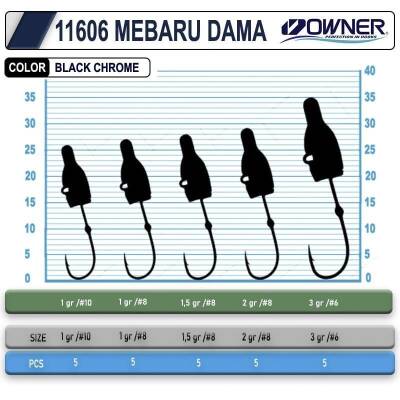 Owner Cultiva 11606 Mebaru Dama Lrf Jighead - 2