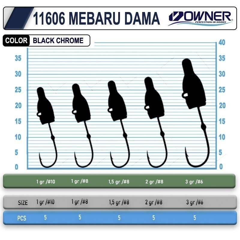 Owner Cultiva 11606 Mebaru Dama Lrf Jighead - 2