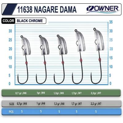 Owner Cultiva 11638 Nagare Dama Lrf Jighead - 2