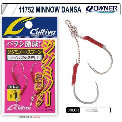 Owner Cultiva 11752 Jig Minnow Dansa Assist İğne