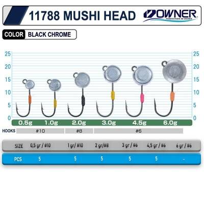 Owner Cultiva 11788 Mushi Jighead - 2