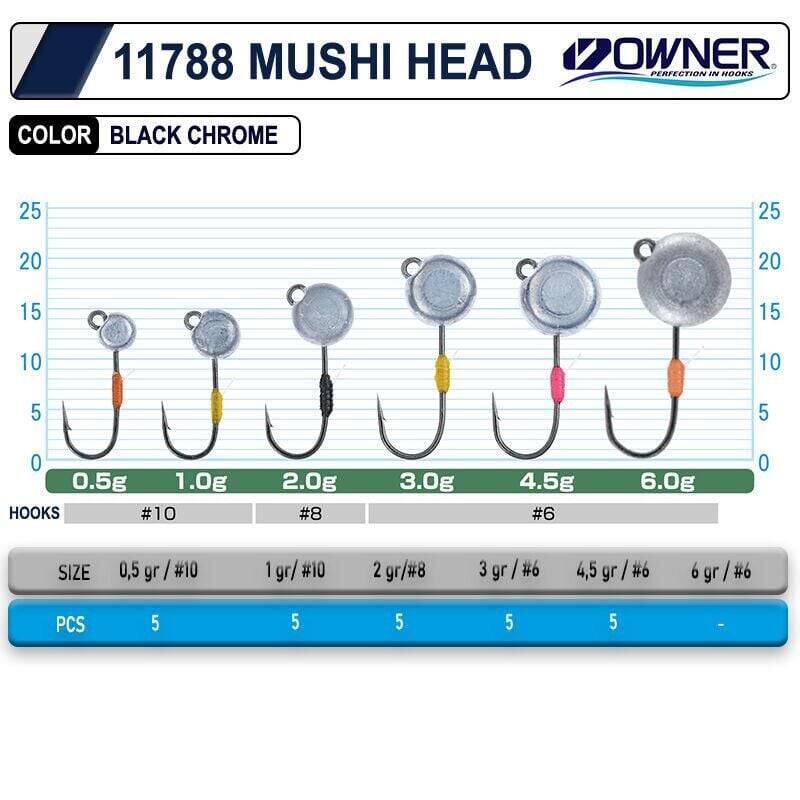 Owner Cultiva 11788 Mushi Jighead - 2