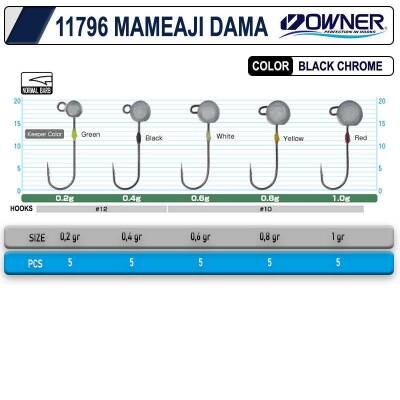 Owner Cultiva 11796 Mameaji Dama Jighead  - 2