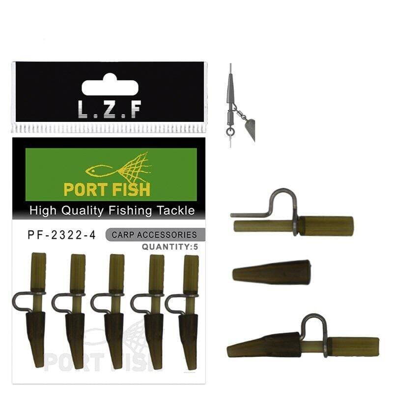 Portfish 2322-4 Distance Lead Clip and Tail Rubber (5 Adet) - 1