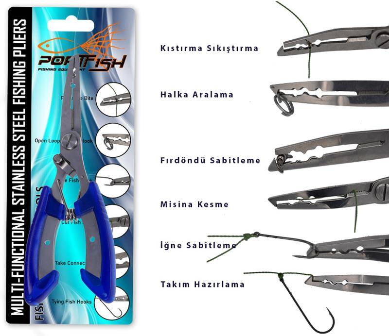 Portfish Balıkçı Pensesi - Mavi - 3