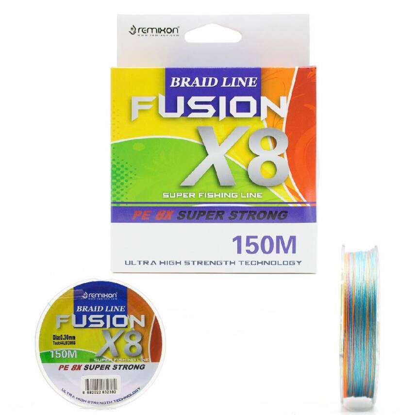 Remixon Fusion 150m x8 Multicolor İp Misina - 1