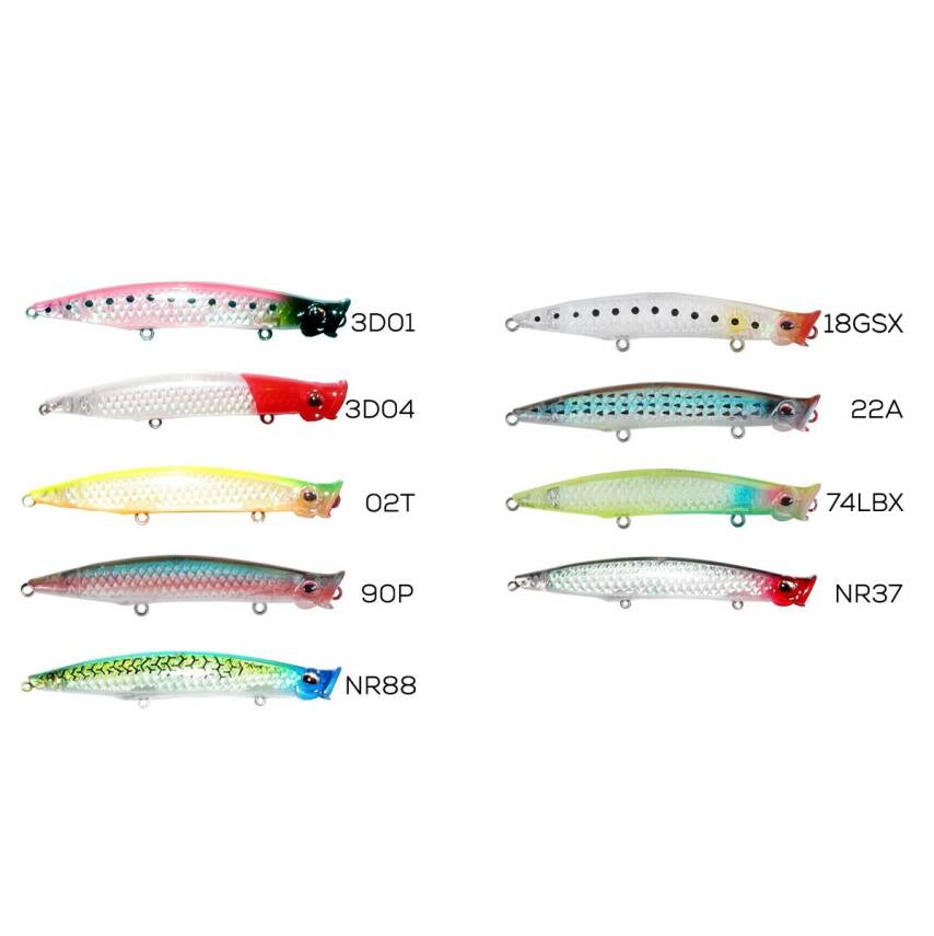 River Pop N Catch 3D 90 9cm 8Gr Su üstü Popper Yem - 1