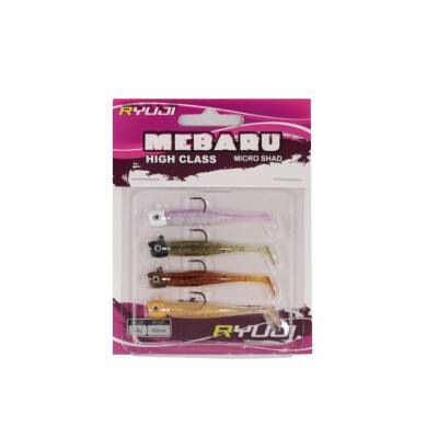 Ryuji Mebaru Micro Shad 6.5cm 3.8gr Natural Mix Lrf Silikon Yem  - 2