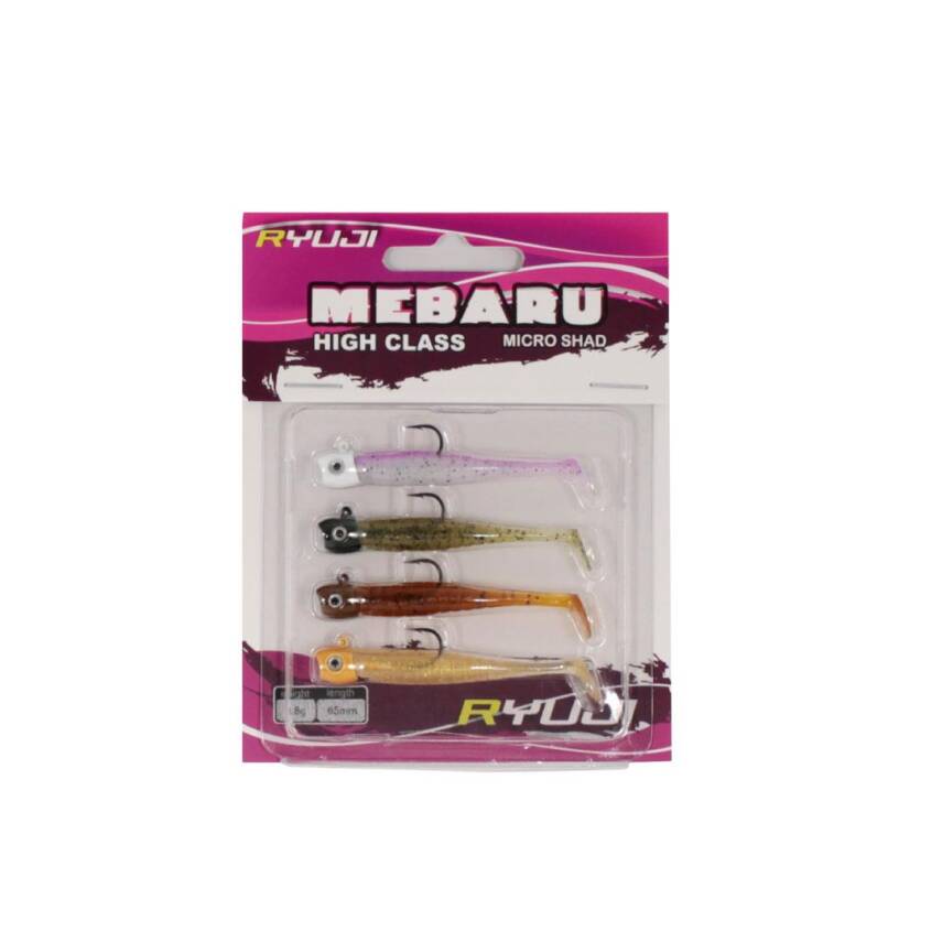 Ryuji Mebaru Micro Shad 6.5cm 3.8gr Natural Mix Lrf Silikon Yem  - 2