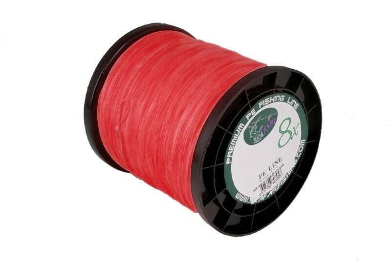 Seafari 0.50mm 500mt Bobin İp Misina Kırmızı - 1