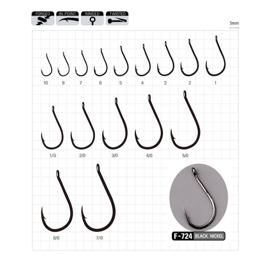 Sasame Chinu Ringed F-724 Olta İğnesi - 3