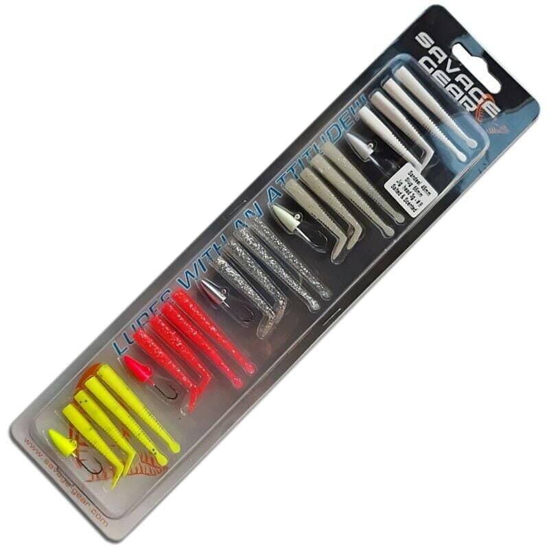 Savage gear LRF Mini Sandeel Kit 25 Parça Silikon Lrf Yem Seti - 1