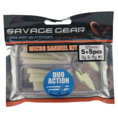Savage gear Micro Sandeel Kit 12 Parça Lrf Silikon Yem - 2