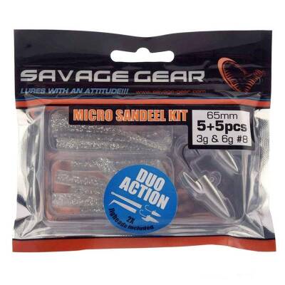 Savage gear Micro Sandeel Kit 12 Parça Lrf Silikon Yem - 4