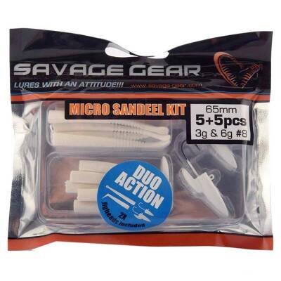 Savage gear Micro Sandeel Kit 12 Parça Lrf Silikon Yem - 5
