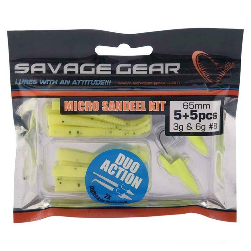 Savage gear Micro Sandeel Kit 12 Parça Lrf Silikon Yem - 6