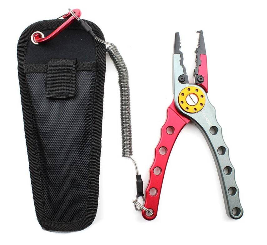 Sea Horse Alüminyum Çok Amaçlı Balıkçı Pense - Kırmızı - 1